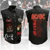 ACDC230324L89 mk AC/DC 3D Lightweight Sleeveless Denim Shirt ACDC230324L89 Idea Fanatic