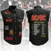 ACDC230324L90 mk AC/DC 3D Lightweight Sleeveless Denim Shirt ACDC230324L90 Idea Fanatic