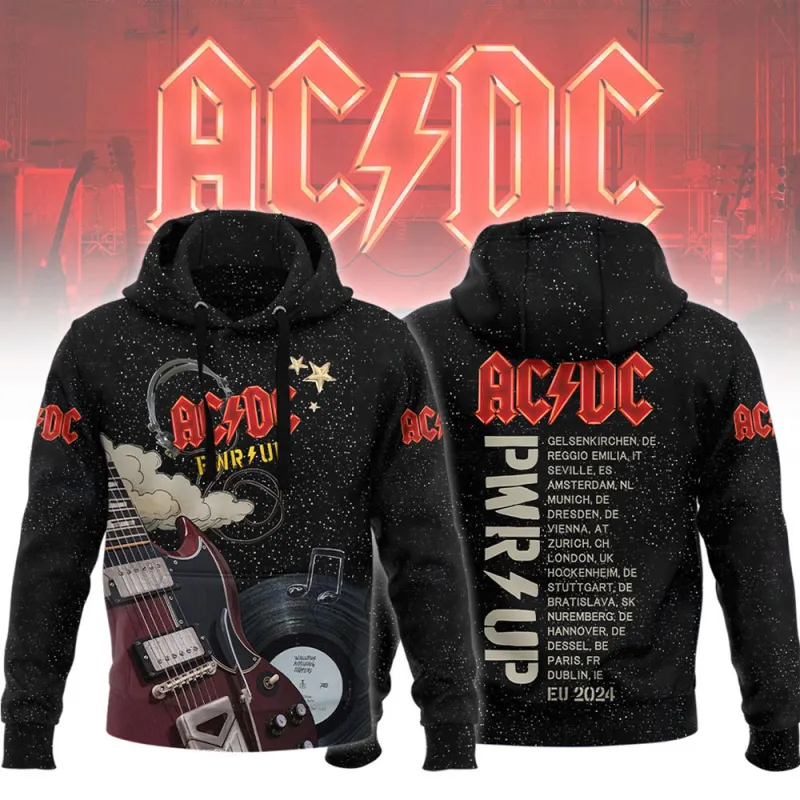 ACDC240224LNQ11VKH mk hoodie AC/DC PWR UP Tour EU 2024 Shirt 3D Apparel ACDC240224LNQ11VKH Idea Fanatic