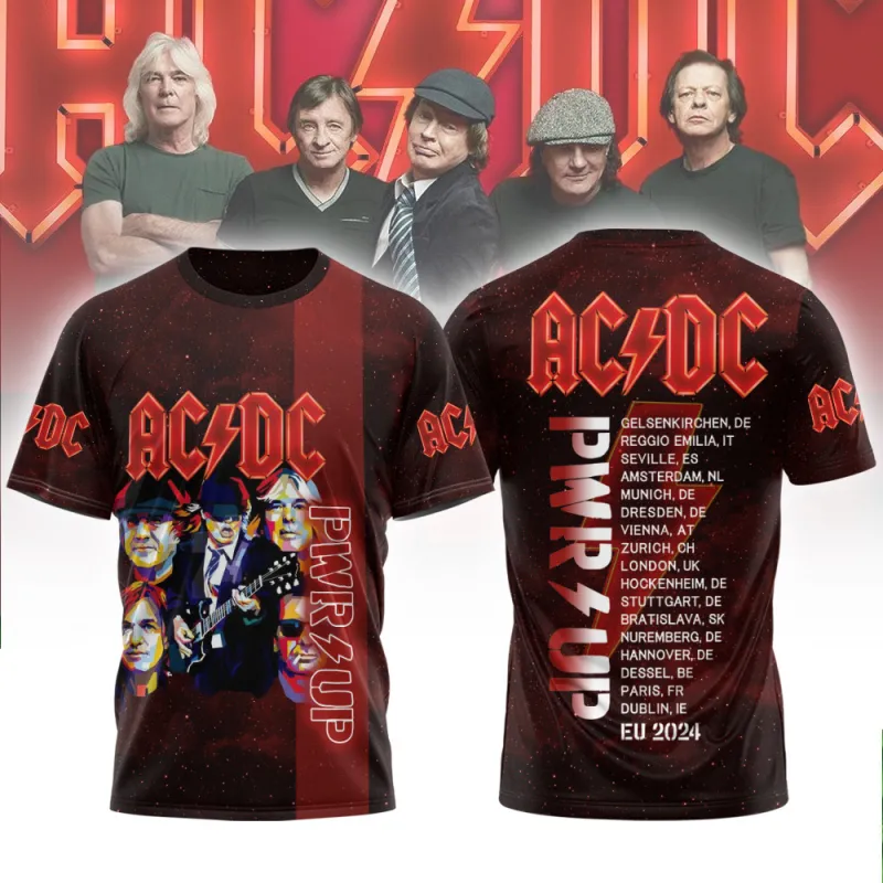 ACDC240224LNQ12TTT mk1 AC/DC PWR UP Tour EU 2024 Shirt 3D Apparel ACDC240224LNQ12TTT Idea Fanatic