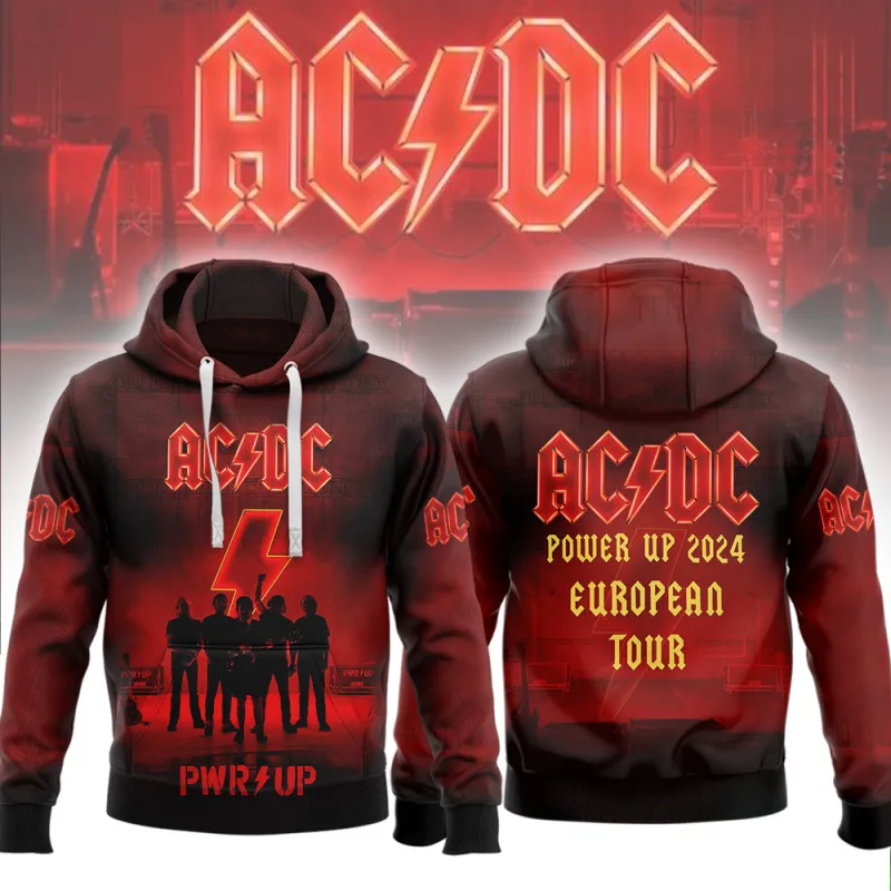 ACDC270224LNQ4TTT mk2 AC/DC Shirt Hoodie PWR UP TOUR ACDC270224LNQ4TTT Idea Fanatic