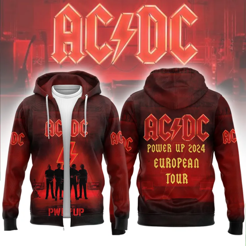 ACDC270224LNQ4TTT mk6 AC/DC Shirt Hoodie PWR UP TOUR ACDC270224LNQ4TTT Idea Fanatic