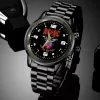 AD02012024M2DKD MK1 1 AC/DC Black Stainless Steel Hand Watch IDF869391 Idea Fanatic