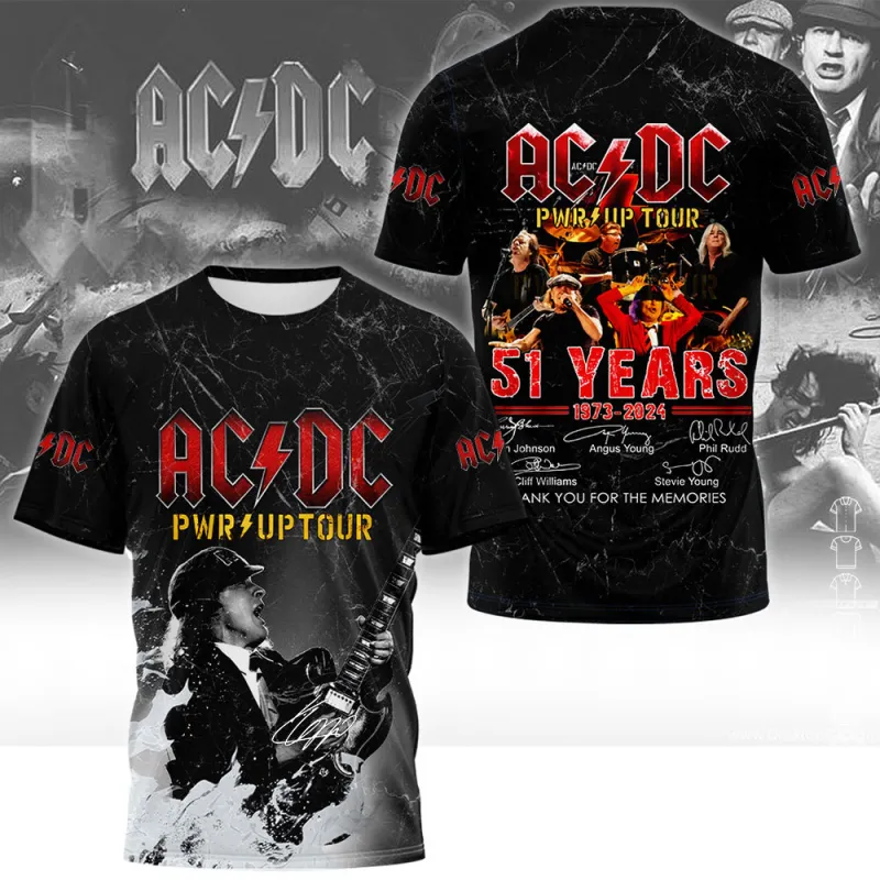 AD070324M7VKH mk AC/DC Shirt Hoodie PWR UP TOUR 2024 AD070324M7VKH Idea Fanatic