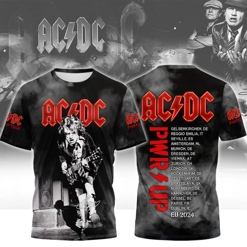 AD070324M9VKH mk ts AC/DC Shirt Hoodie PWR UP TOUR 2024 AD070324M9VKH Idea Fanatic