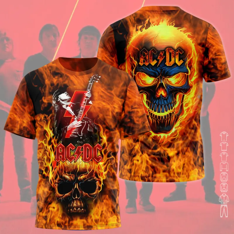 AD110324M3DKD mk1 AC/DC Shirt Hoodie PWR UP TOUR 2024 AD110324M3DKD Idea Fanatic