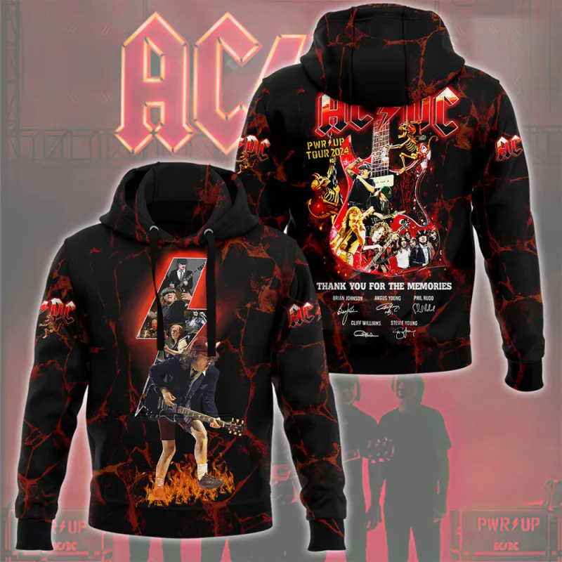 AD200224M2VKH mk AC/DC Shirt PWR UP TOUR 2024 AD200224M2VKH Idea Fanatic