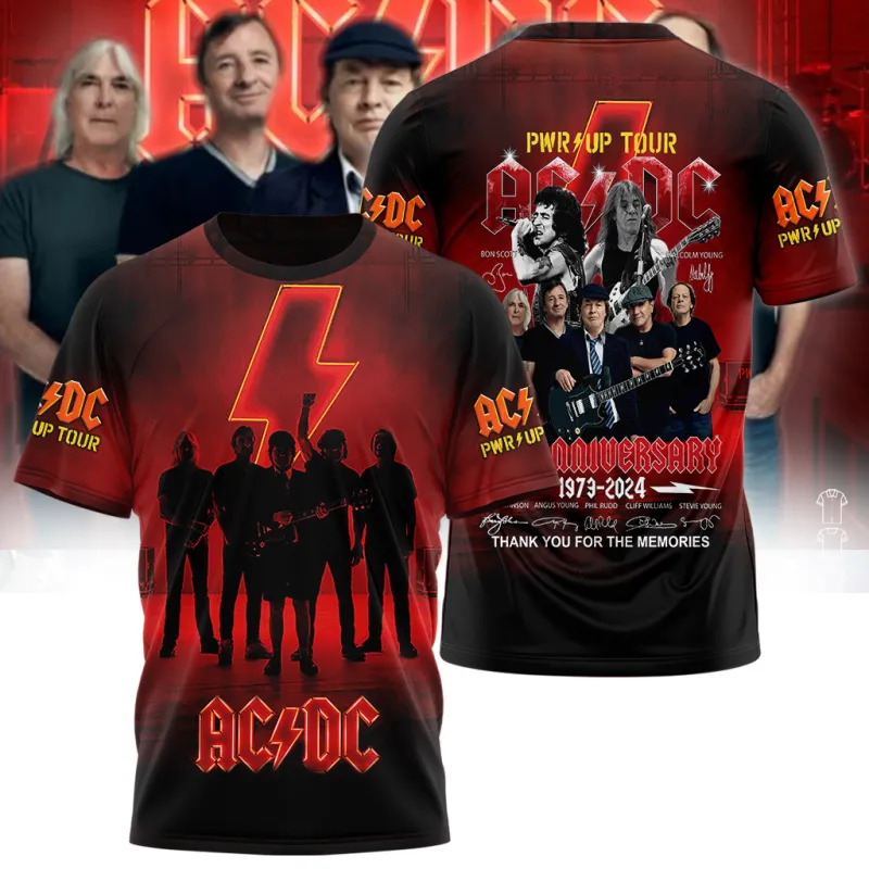 AD210224M3DKD mk AC/DC Shirt PWR UP TOUR 2024 AD210224M3DKD Idea Fanatic