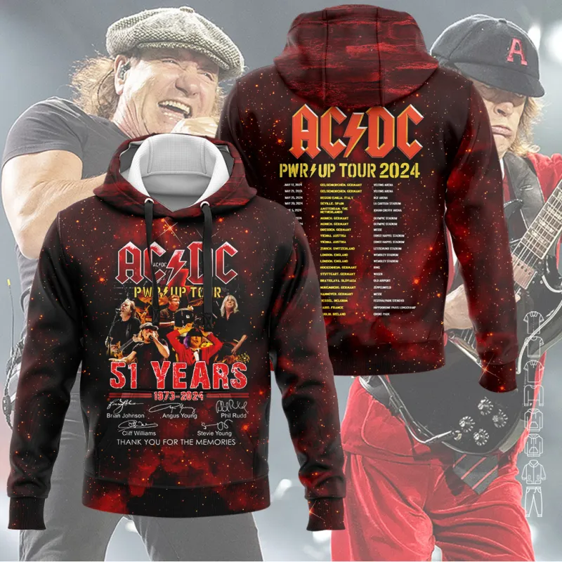 AD210224M5DKD mk 1 AC/DC Shirt PWR UP TOUR 2024 AD210224M5DKD Idea Fanatic