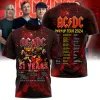 AD210224M5DKD mk AC/DC Shirt PWR UP TOUR 2024 AD210224M5DKD Idea Fanatic