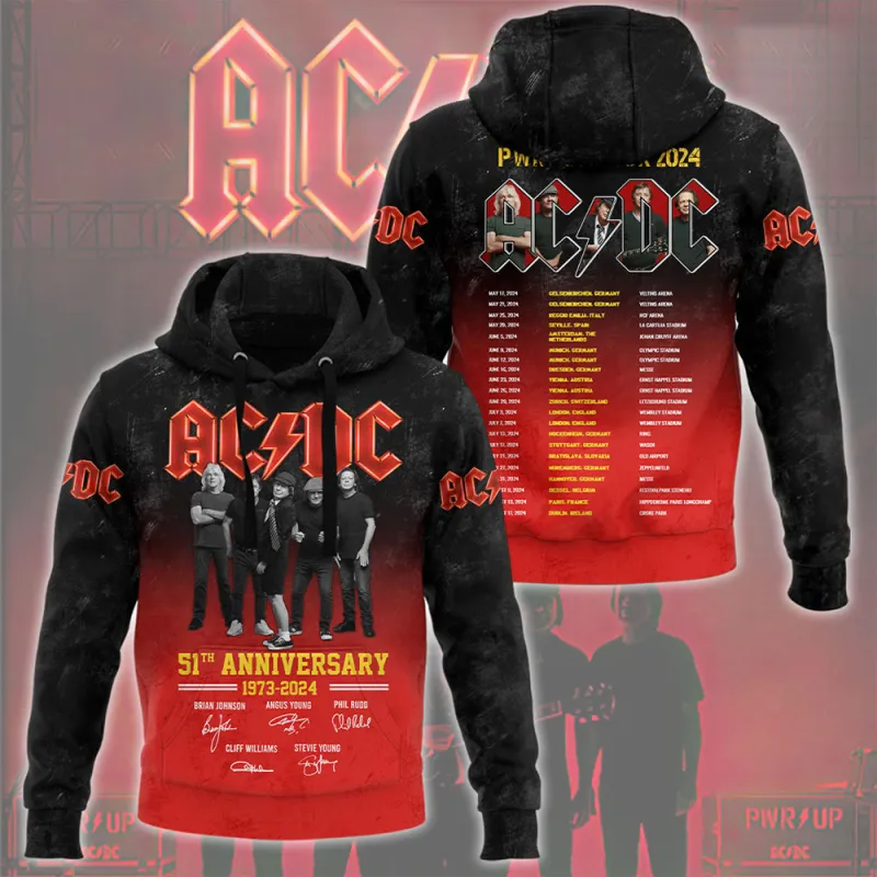 AD220224M4VKH mk 1 AC/DC Shirt PWR UP TOUR 2024 AD220224M4VKH Idea Fanatic