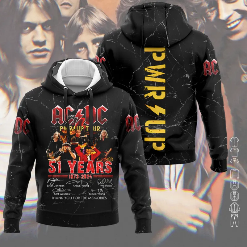 AD230224M1DKD mk 1 AC/DC Shirt PWR UP TOUR 2024 AD230224M1DKD Idea Fanatic