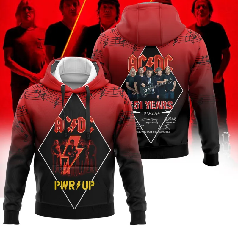 AD280224M2DKD MK1 AC/DC Shirt Hoodie PWR UP TOUR 2024 AD280224M2DKD Idea Fanatic