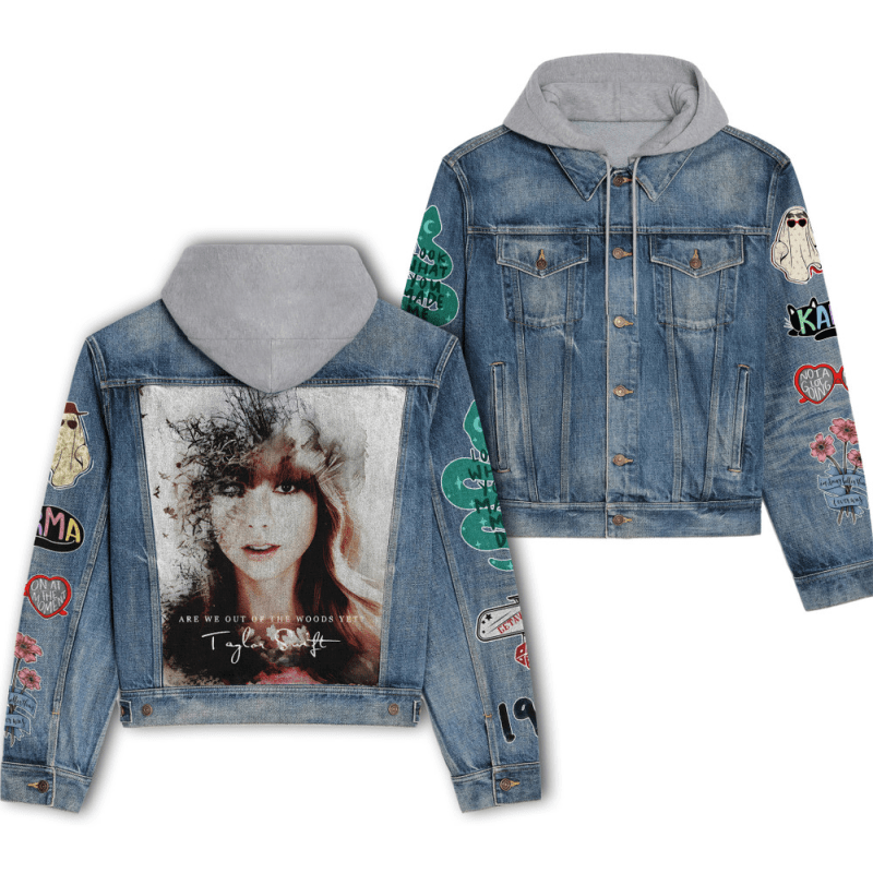 ANHNV2020 Taylor Swift Premium Hooded Denim Jacket IFDDHDJ0016 Idea Fanatic