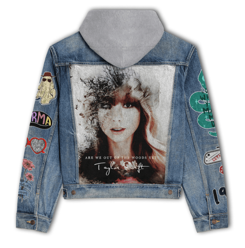 ANHNV2020s Taylor Swift Premium Hooded Denim Jacket IFDDHDJ0016 Idea Fanatic