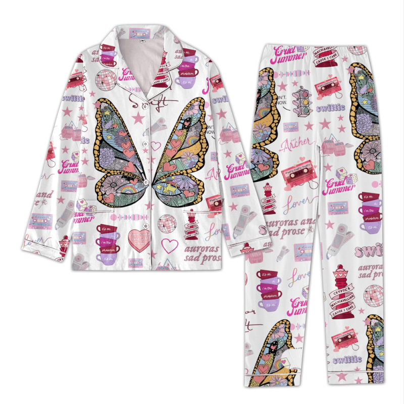 ANHNV2029 Taylor Swift Premium Button Down Pajamas Set IFDDBDP0027 Idea Fanatic