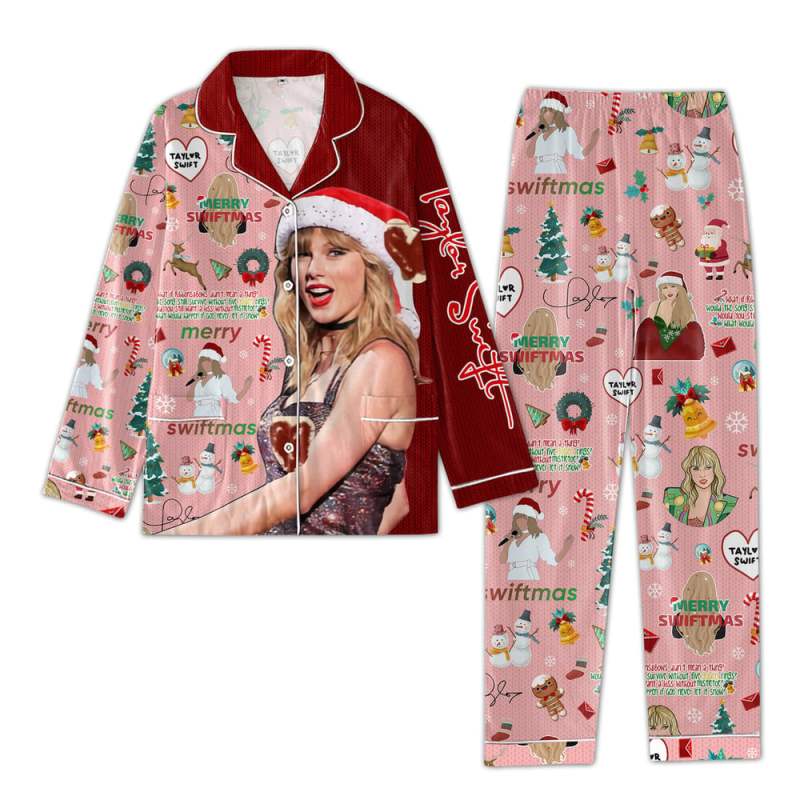 ANHNV3054 Taylor Swift Premium Button Down Pajamas Set IFDDBDP0033 Idea Fanatic