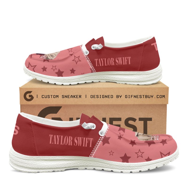 ANHNV3085 Dude shoes Taylor Swift 04 Taylor Swift Custom Hey Dude Shoes IFDDDUDE0006 Idea Fanatic