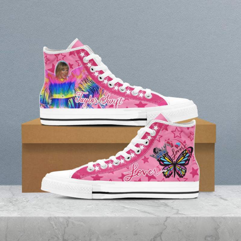 ANHNV3093 Taylor Swift Premium High Top Canvas Shoes IFDDHTCS0026 Idea Fanatic