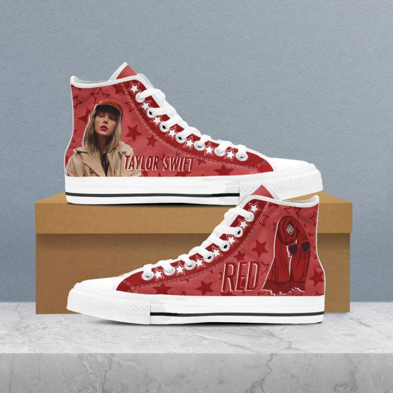 ANHNV3094 Taylor Swift Premium High Top Canvas Shoes IFDDHTCS0027 Idea Fanatic