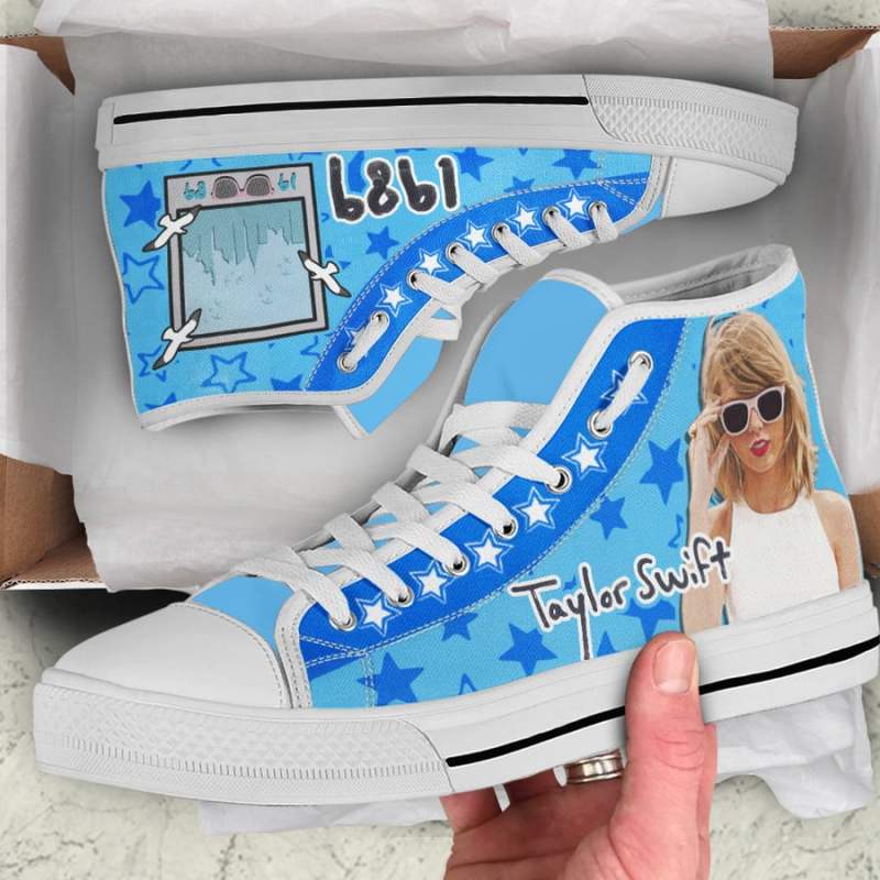 ANHNV3095 Taylor Swift Premium High Top Canvas Shoes IFDDHTCS0028 Idea Fanatic