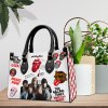 ANHNV3305 Leather handbag The Rolling Stones 02 The Rolling Stones Premium Leather Lady HandBag IFDDLHB0010 Idea Fanatic