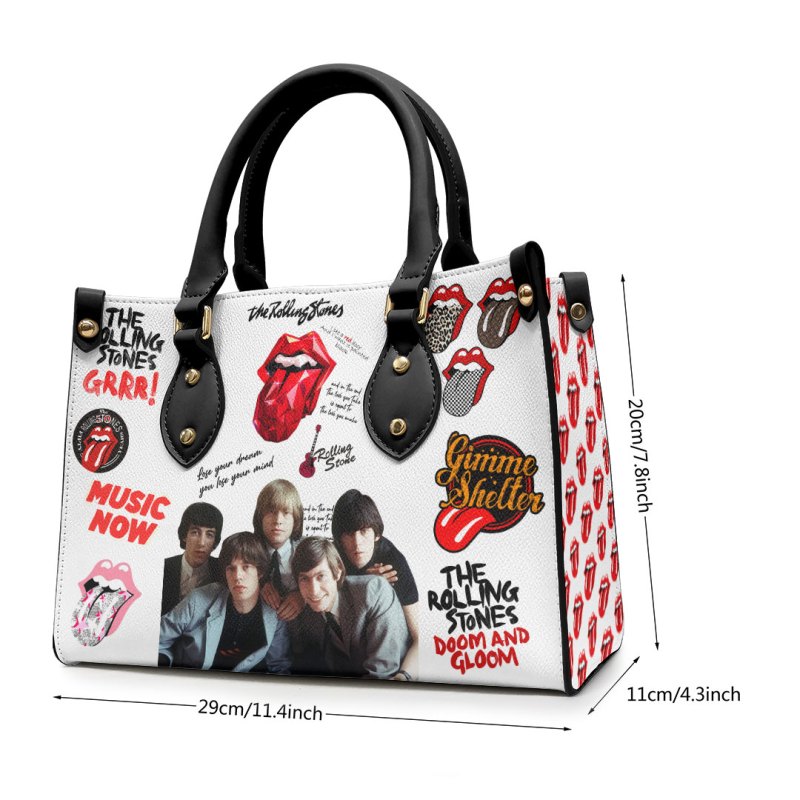 ANHNV3305 Leather handbag The Rolling Stones 05 The Rolling Stones Premium Leather Lady HandBag IFDDLHB0010 Idea Fanatic