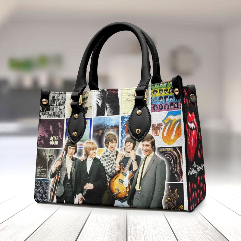 ANHNV3308 Leather handbag The Rolling Stones 01 The Rolling Stones Premium Leather Lady HandBag IFDDLHB0013 Idea Fanatic