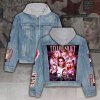 ANHNV3413 Denim hood jacket Taylor Swift 03 Taylor Swift Premium Hooded Denim Jacket IFDDHDJ0008 Idea Fanatic