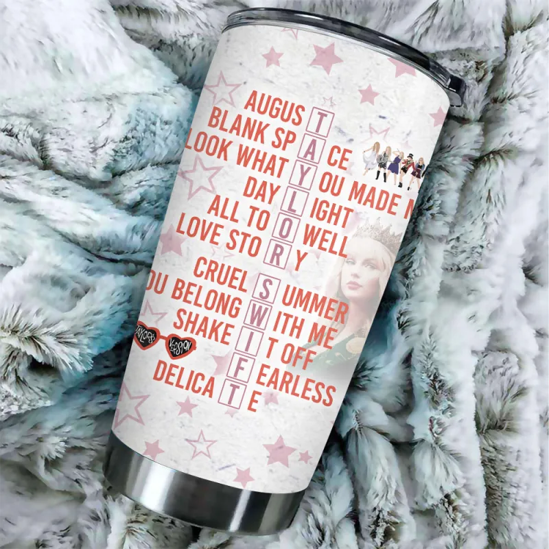 ANHNV3580 Tumbler Taylor Swift 03 Taylor Swift Normal Tumbler Cup IFDDNTUM0050 Idea Fanatic