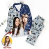 ANHNV3708 Button Down Pajamas Set Taylor Swift 01 Taylor Swift Premium Button Down Pajamas Set IFDDBDP0021 Idea Fanatic