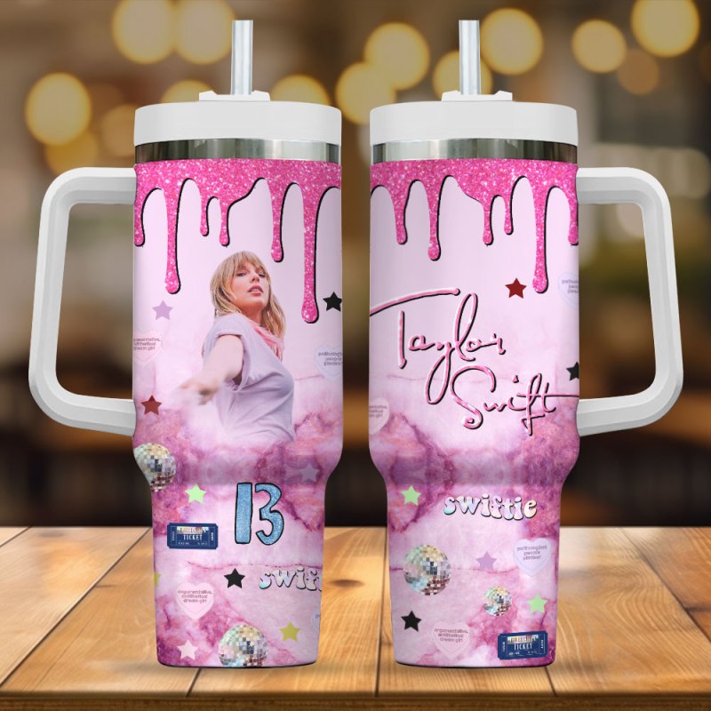 ANHNV3721 Stanley Tumbler Taylor Swift 01 Taylor Swift Personalized 40oz Stanley Tumbler IFDD40OZ0166 Idea Fanatic