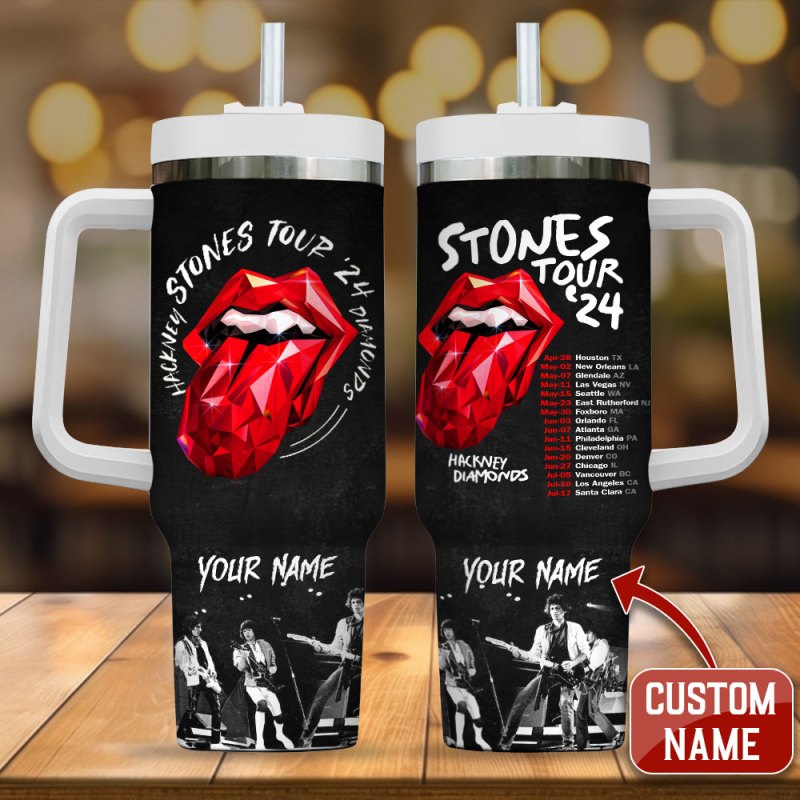 ANHNV3725 Stanley Tumbler The Rolling Stones 01 The Rolling Stones Personalized 40oz Stanley Tumbler IFDD40OZ0149 Idea Fanatic