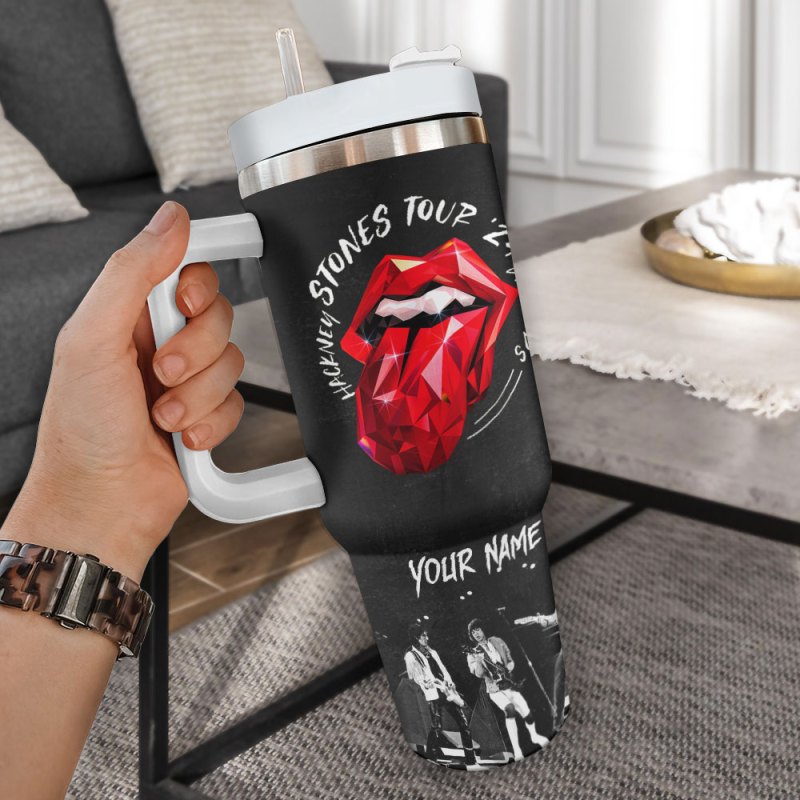 ANHNV3725 Stanley Tumbler The Rolling Stones 02 The Rolling Stones Personalized 40oz Stanley Tumbler IFDD40OZ0149 Idea Fanatic