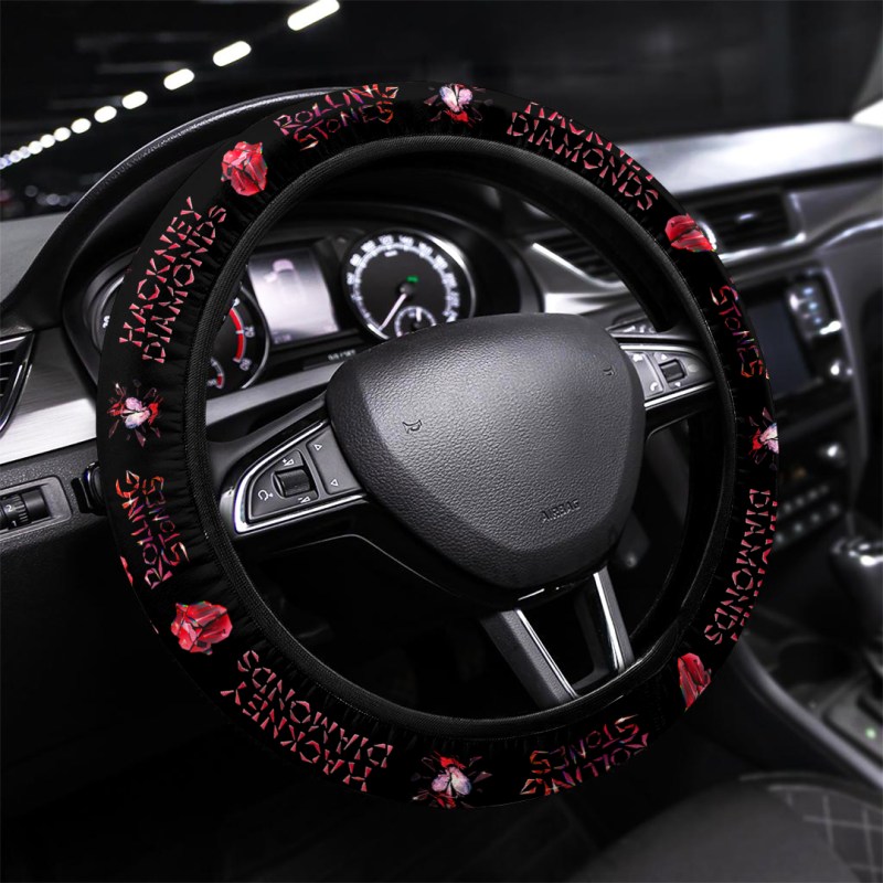 ANHNV3878 Steering Wheel Cover The Rolling Stones 01 The Rolling Stones Premium Steering Wheel Cover IFDDSWC0003 Idea Fanatic