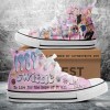 ANHNV4243 High top Canvas Shoes Taylor Swift 01 Taylor Swift Premium High Top Canvas Shoes IFDDHTCS0035 Idea Fanatic