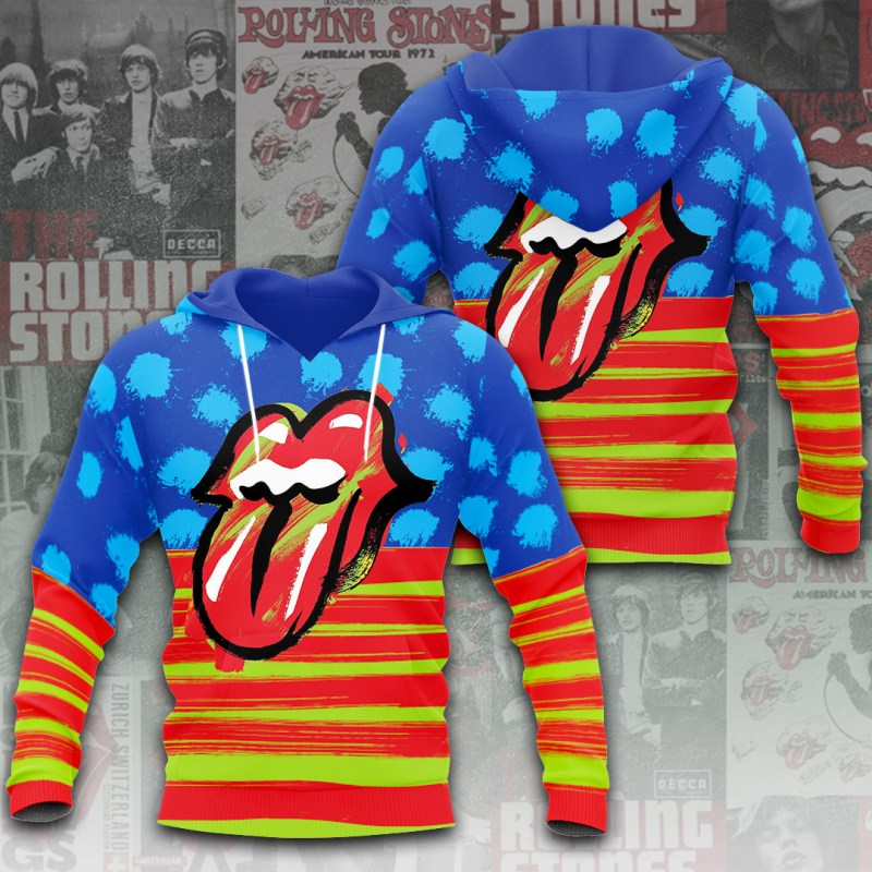 ANHNV4639 Hoodie The Rolling Stones The Rolling Stones Combo 3D Apparels IFDDCLEC0073 Idea Fanatic