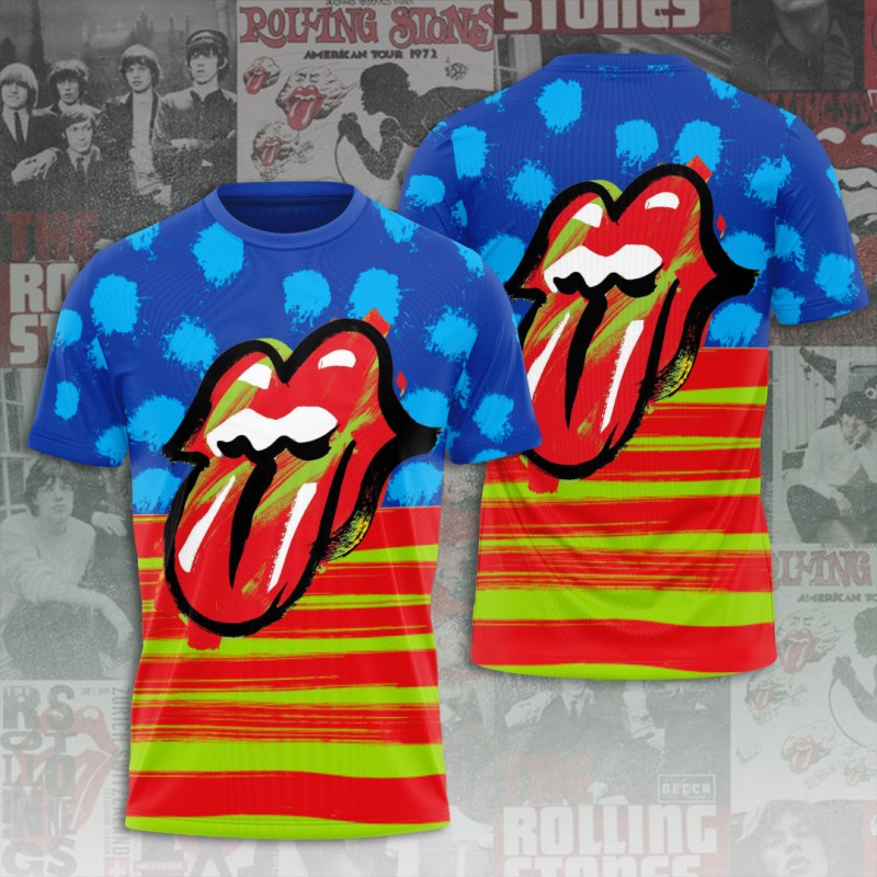 ANHNV4639 T shirt The Rolling Stones The Rolling Stones Combo 3D Apparels IFDDCLEC0073 Idea Fanatic