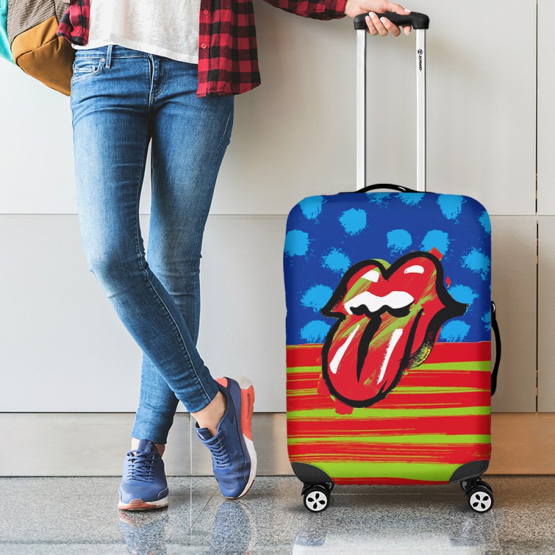 ANHNV4640 Luggage Cover The Rolling Stones 01 The Rolling Stones New Printed Luggage Cover IFDDLC0005 Idea Fanatic