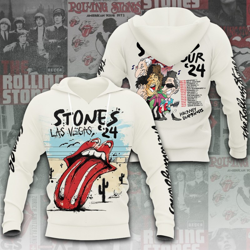 ANHNV4670 Hoodie The Rolling Stones The Rolling Stones Combo 3D Apparels IFDDCLEC0075 Idea Fanatic