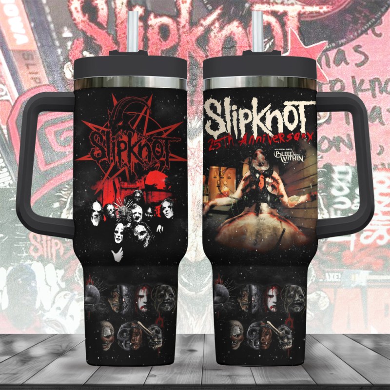 ANHNV4764 Stanley Tumbler Slipknot 01 Slipknot Personalized 40oz Stanley Tumbler IFDD40OZ0157 Idea Fanatic