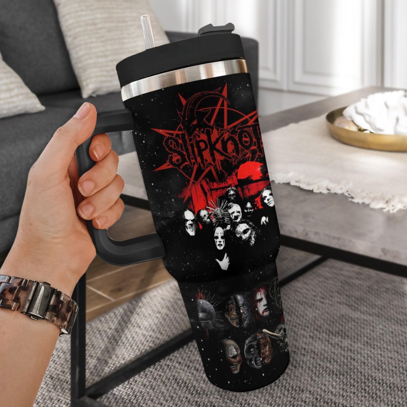 ANHNV4764 Stanley Tumbler Slipknot 02 Slipknot Personalized 40oz Stanley Tumbler IFDD40OZ0157 Idea Fanatic