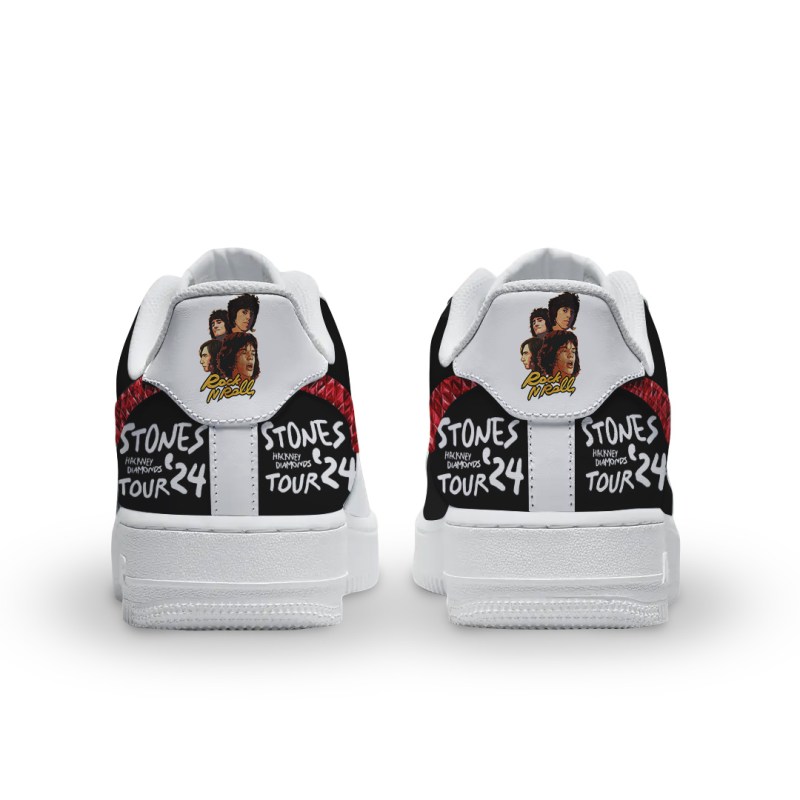 ANHNV5064 Air Force 1 Sneaker The Rolling Stones 04 The Rolling Stones Premium AF1 Sneakers IFDDAF10198 Idea Fanatic