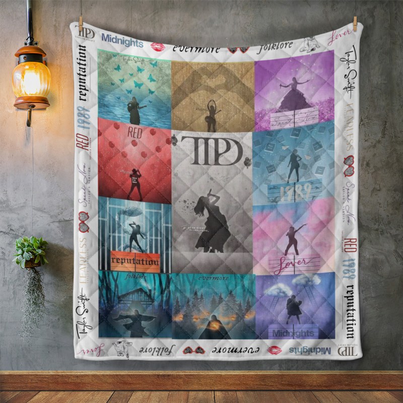 ANHNV5157 Quilt Blanket Taylor Swift 02 Taylor Swift Premium Printed Quilt Blanket IFDDQLT0013 Idea Fanatic