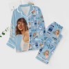 ANHNV5192 Button Down Pajama Set Taylor Swift 01 Taylor Swift Premium Button Down Pajamas Set IFDDBDP0059 Idea Fanatic