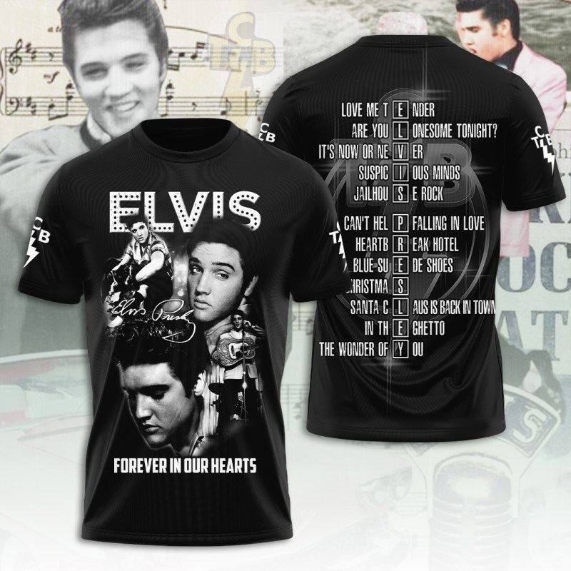 ANHNV5362 T shirt Elvis Presley Elvis Presley Combo 3D Apparels IFDDCLEC0453 Idea Fanatic