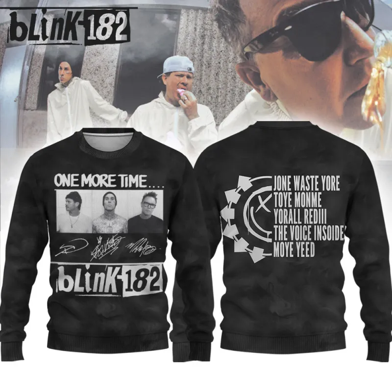 BLI200224LNQ10TTT mk5 Blink-182 World Tour 2024 Concert Shirt Hoodie BLI200224LNQ10TTT Idea Fanatic