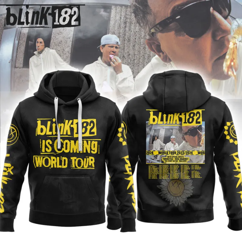 BLI200224LNQ11TTT mk2 Blink-182 World Tour 2024 Concert Shirt Hoodie BLI200224LNQ11TTT Idea Fanatic