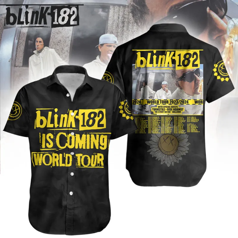 BLI200224LNQ11TTT mk3 Blink-182 World Tour 2024 Concert Shirt Hoodie BLI200224LNQ11TTT Idea Fanatic