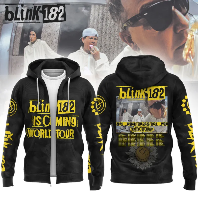 BLI200224LNQ11TTT mk6 Blink-182 World Tour 2024 Concert Shirt Hoodie BLI200224LNQ11TTT Idea Fanatic